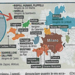 Mappa ndrine calabresi a Milano